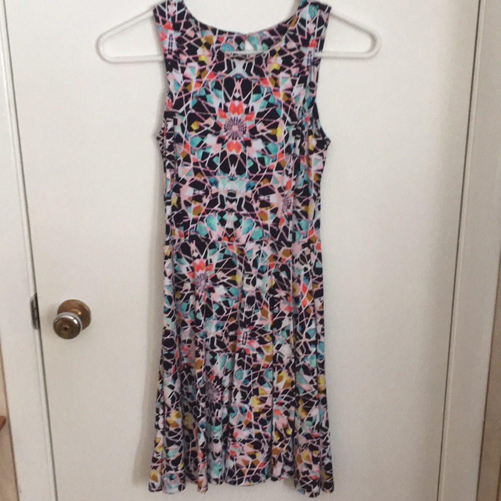 Kaleidoscope pattern dress (NWOT)